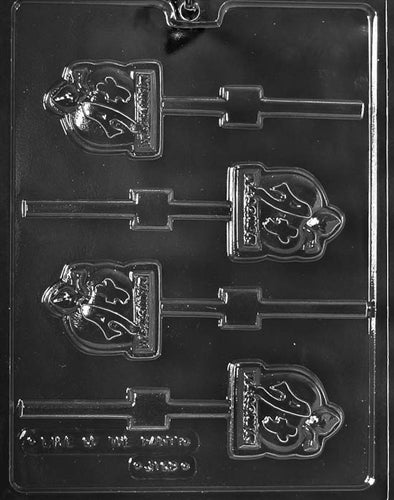 A+ Teacher On Apple Lolly Chocolate Mold - LPJ109