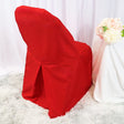 Premium Polyester Folding Chair Cover Red