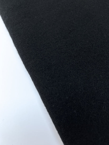 Wool Crepe Blue Black Italian