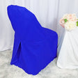 Polyester Folding Chair Cover Royal Blue
