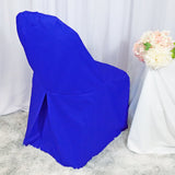 Polyester Folding Chair Cover Royal Blue