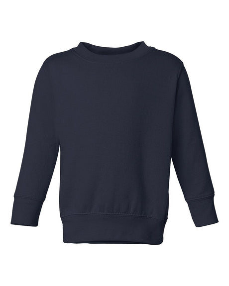 RADYAN® Toddler Fleece Long Sleeve Crewneck Sweatshirt - 3317