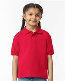 Polo de jersey DryBlend para jóvenes de Gildan - Tela suave y transpirable