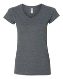 Gildan Softstyle Women’s V-Neck T-Shirt - Slim Fit Soft Cotton Wear
