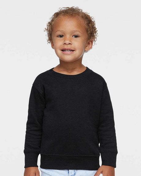 RADYAN® Toddler Fleece Long Sleeve Crewneck Sweatshirt - 3317