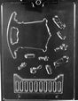 3D Cradle Chocolate Mold - Side B - LPB059B
