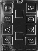 Small Baby Block Chocolate Mold - LPB017