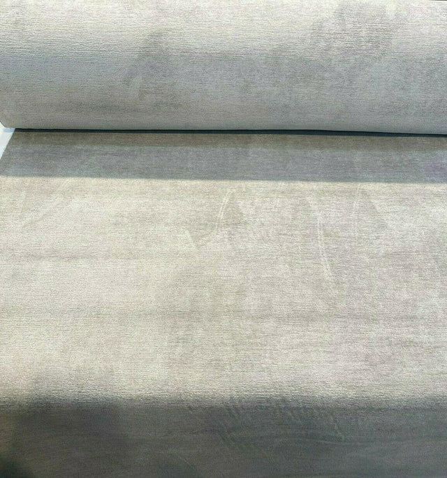 Dorell Catchet Polyester Upholstery Fabric - Silver Eclipse, 57" Width (1 Yard)