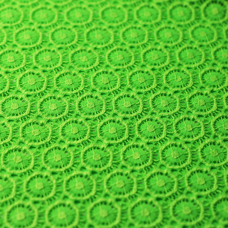 Victorian Stretch Lace Nylon Spandex Fabric - Multiple Colors, Polka Dot Lace, 58/60" Width, 170 GSM (1 Yard)