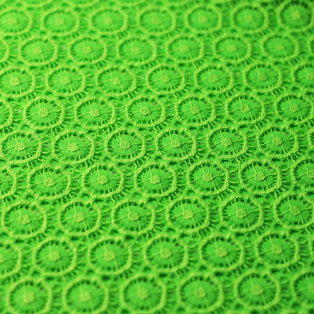 Victorian Stretch Lace Nylon Spandex Fabric - Multiple Colors, Polka Dot Lace, 58/60" Width, 170 GSM (1 Yard)
