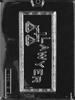 Lawyer Card Chocolate Mold - LPJ018