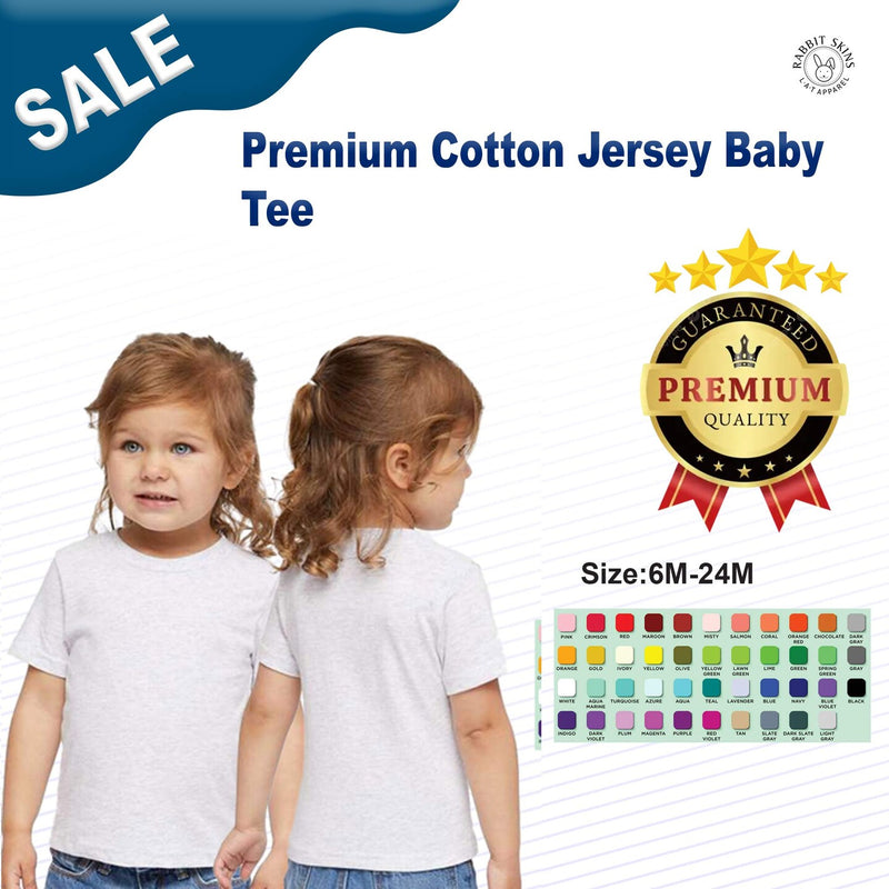 RADYAN® Premium Cotton Jersey Baby Tee