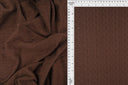 1 Yard Cable Knit Jacquard Sweater Fabric, Heavyweight Stretch Knit 58/60" Wide