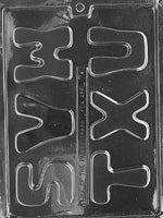 Letters S-T-U-V-W-X Chocolate Mold - LPL007