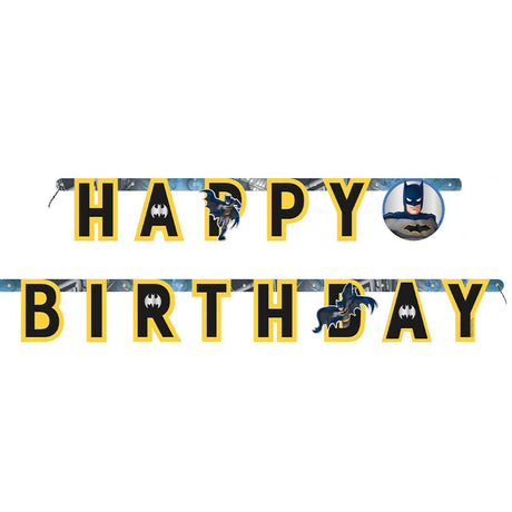 Batman Happy Birthday Banner
