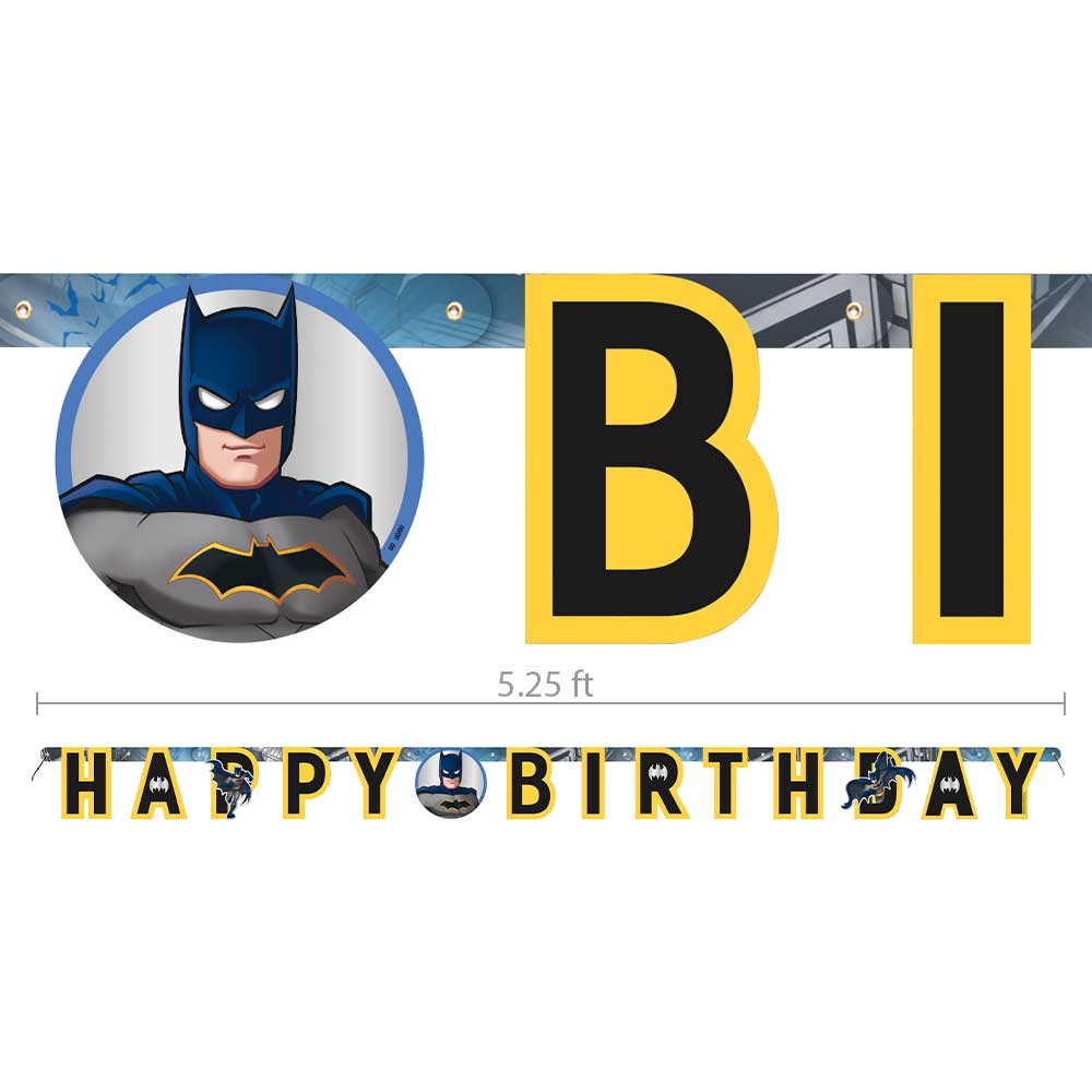 Batman Happy Birthday Banner