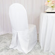 Polyester Banquet Chair Cover White