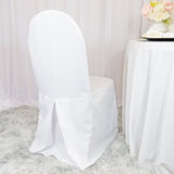 Polyester Banquet Chair Cover White