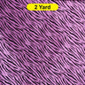 Zebra Flocking Taffeta Flocking Velvet Zebra Fabric 60" Wide