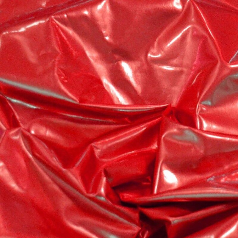 Wet Seal Stretch Vinyl Wet Look Shiny Stretchy Fabric 54" Wide