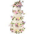 O'Creme Lavender Petunia Gumpaste Flowers, Pack of 6