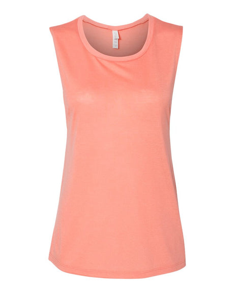 BELLA+CANVAS® Women's Flowy Scoop Muscle Tank - 8803