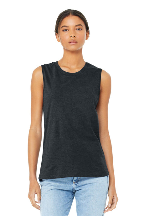 BELLA + CANVAS® Women’s Jersey Crewneck Muscle Tank