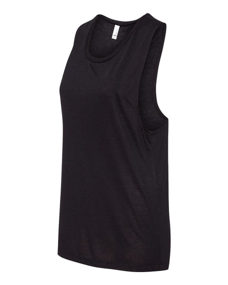 BELLA+CANVAS Women's Flowy Scoop Muscle Tank