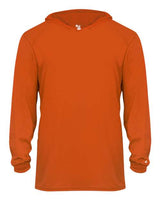Badger Youth B-Core Long Sleeve Hooded T-Shirt