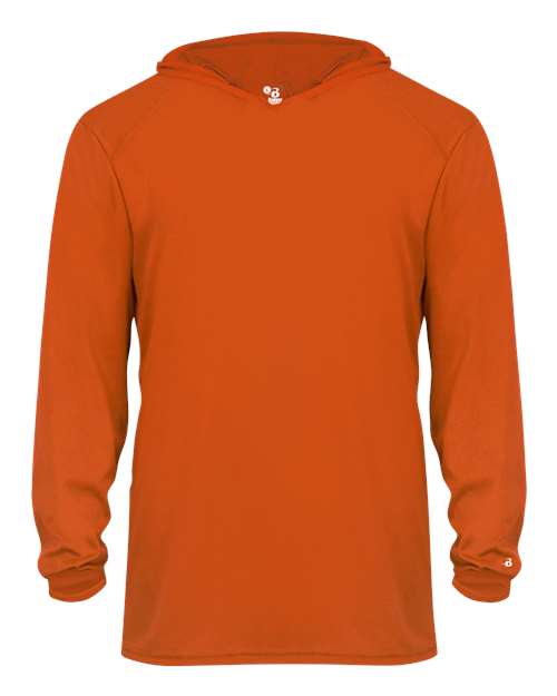 Badger Youth B-Core Long Sleeve Hooded T-Shirt
