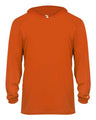 Badger Youth B-Core Long Sleeve Hooded T-Shirt