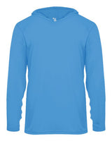 Badger Youth B-Core Long Sleeve Hooded T-Shirt