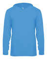Badger Youth B-Core Long Sleeve Hooded T-Shirt
