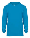 Badger Youth B-Core Long Sleeve Hooded T-Shirt