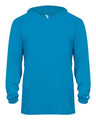Badger Youth B-Core Long Sleeve Hooded T-Shirt