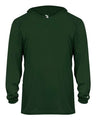 Badger Youth B-Core Long Sleeve Hooded T-Shirt
