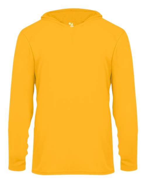 Badger Youth B-Core Long Sleeve Hooded T-Shirt