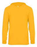 Badger Youth B-Core Long Sleeve Hooded T-Shirt