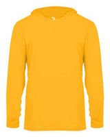 Badger Youth B-Core Long Sleeve Hooded T-Shirt