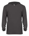 Badger Youth B-Core Long Sleeve Hooded T-Shirt