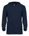 Badger Youth B-Core Long Sleeve Hooded T-Shirt
