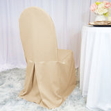 Polyester Banquet Chair Cover Champagne