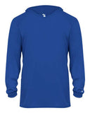 Badger Youth B-Core Long Sleeve Hooded T-Shirt