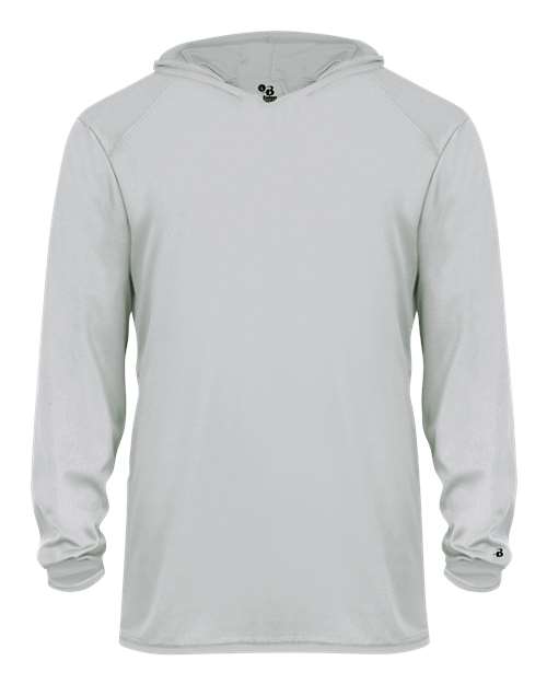 Badger Youth B-Core Long Sleeve Hooded T-Shirt