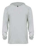 Badger Youth B-Core Long Sleeve Hooded T-Shirt