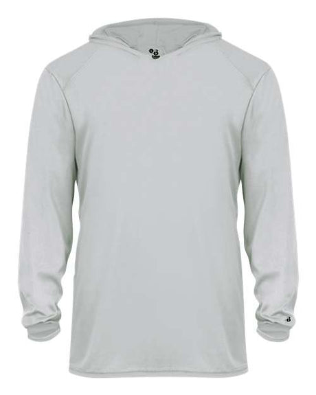 Badger Youth B-Core Long Sleeve Hooded T-Shirt