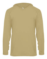 Badger Youth B-Core Long Sleeve Hooded T-Shirt