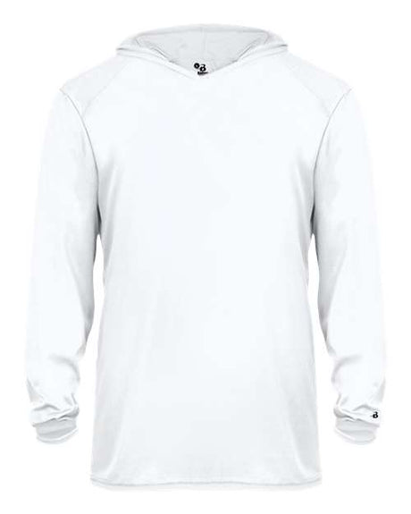 Badger Youth B-Core Long Sleeve Hooded T-Shirt