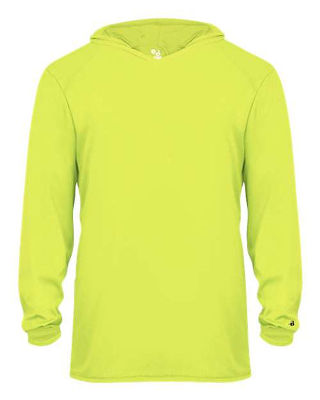Badger Youth B-Core Long Sleeve Hooded T-Shirt