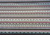 Razzmatazz Stripe Purple Chenille Tapestry Upholstery Fabric - Purple, Vertical Stripes, 56" Width (1 Yard)
